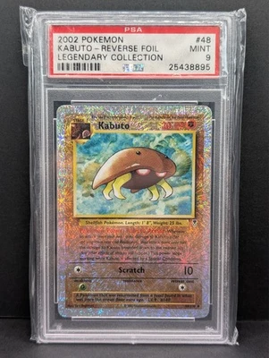 Kabuto 48/110 Legendary Collection Reverse Holo Rare Pokemon TCG PSA 9 - Image 1 of 2