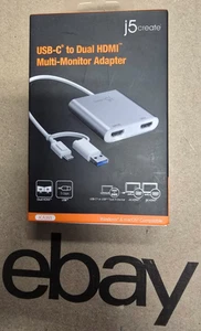 Adaptador multimonitor j5 Create JCA365 USB-C a HDMI dual ¡ENVÍO EL MISMO DÍA!! - Imagen 1 de 1