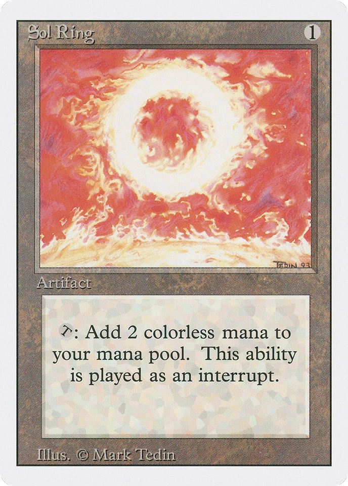 Sol Ring (Damaged) Revised Edition 3ED Magic MTG - Image 1 of 1