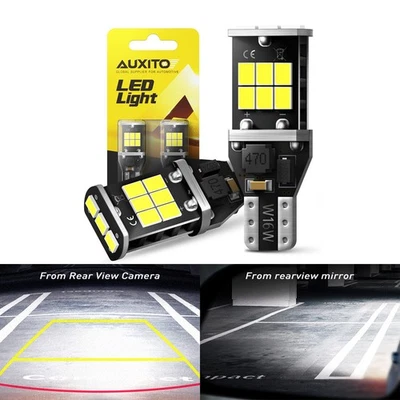 LED Reverse Backup Light Bulbs 921 T15 912 Super Bright Canbus Error Free AUXITO - image 1 of 4