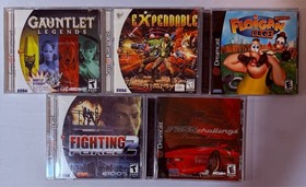5 Dreamcast Games Lot - CIB, Complete - Gauntlet Legends, F355 Challenge