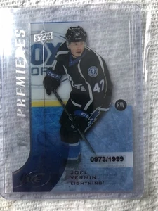 2015-16 Upper Deck Ice Premieres Joel Vermin Tampa Bay Lightning 0973/1999 - Bild 1 von 2