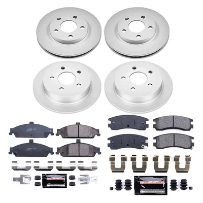 For Pontiac Grand Am 99-05 Z23 Evolution Geomet Plain Front & Rear Brake Kit - Image 1 of 4