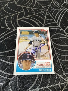 2001 Topps Archives Carl Yastrzemski On Card Auto! - Picture 1 of 5