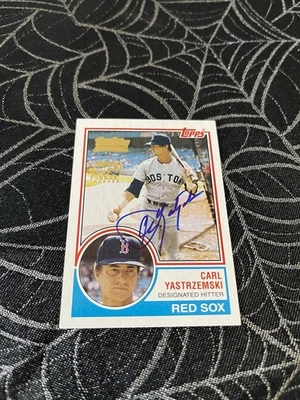 2001 Topps Archives Carl Yastrzemski On Card Auto! - Image 1 of 4