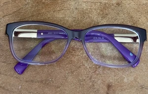 Jimmy Choo, JC 110 F1 A 135 53-15 Purple Brown Eyeglasses Frames, Made In Italy - Picture 1 of 13