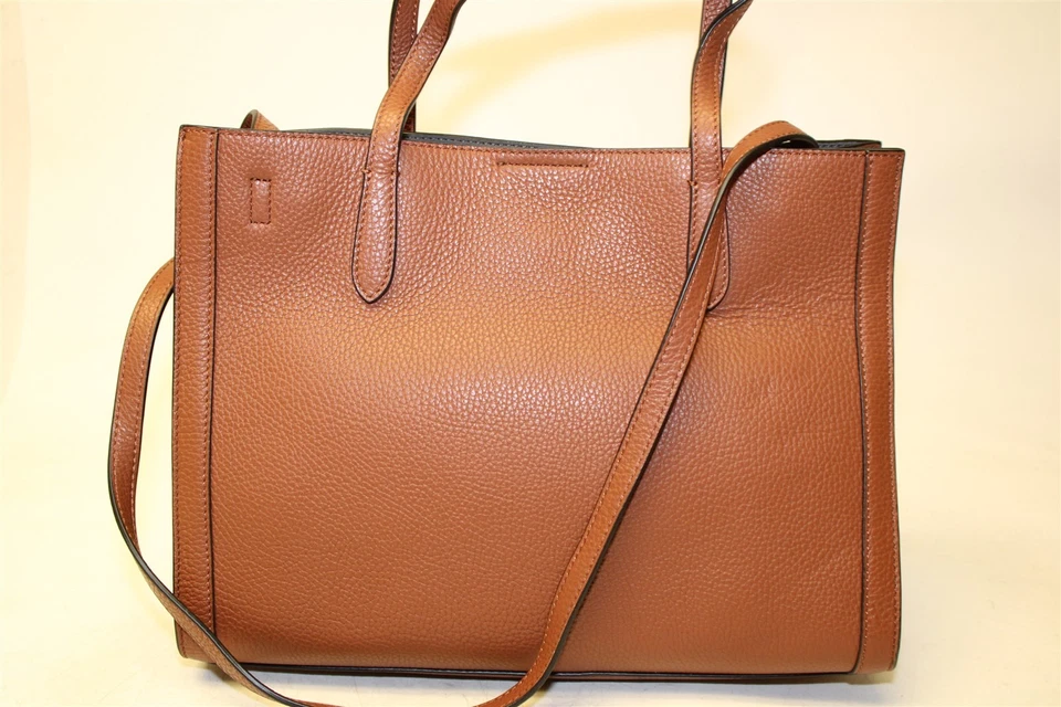 Banana Republic NEW Tailored Medium Tote Cuoio $168 Brown Leather Bag 425105 - Image 1 of 4
