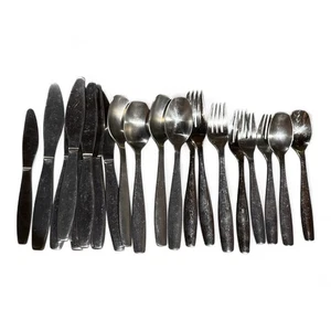 GS Gourmet Settings NON-STOP 20 Pieces Stainless Flatware - Picture 1 of 1