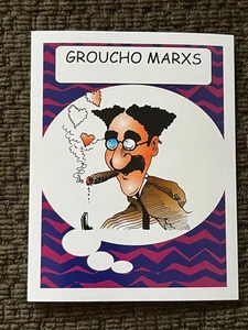 Tarjeta Caricatura Groucho Marx Color de Canadá VARIACIÓN - Imagen 1 de 1