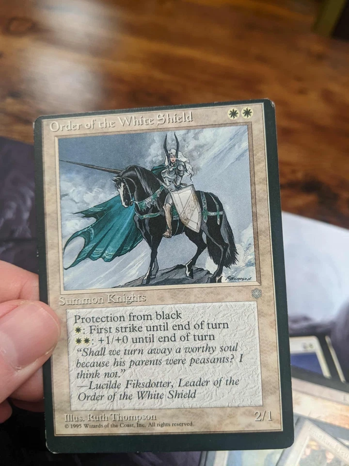 Order of the White Shield Ice Age off center miscut misprint error  - Image 1 of 1