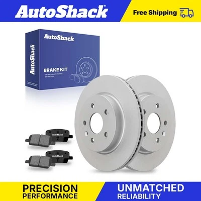 Rear Brake Rotors Ceramic Pads for Cadillac CT6 2016-2024 Chevy Camaro V6 Foto 1 de 4