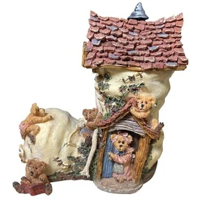 Boyds Bear Shoe Figurine Where there is room in the Heart..always room in the Ho - Picture 1 of 12
