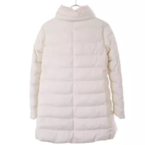 Women's Herno 19AW Silk Cashmere Down Coat Ivory Size 38 PI0581D-38087-1200 Rare - Picture 1 of 6