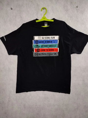 Detroit Pistons Basketball Motor City Casino black XL T-Shirt achievements Cover