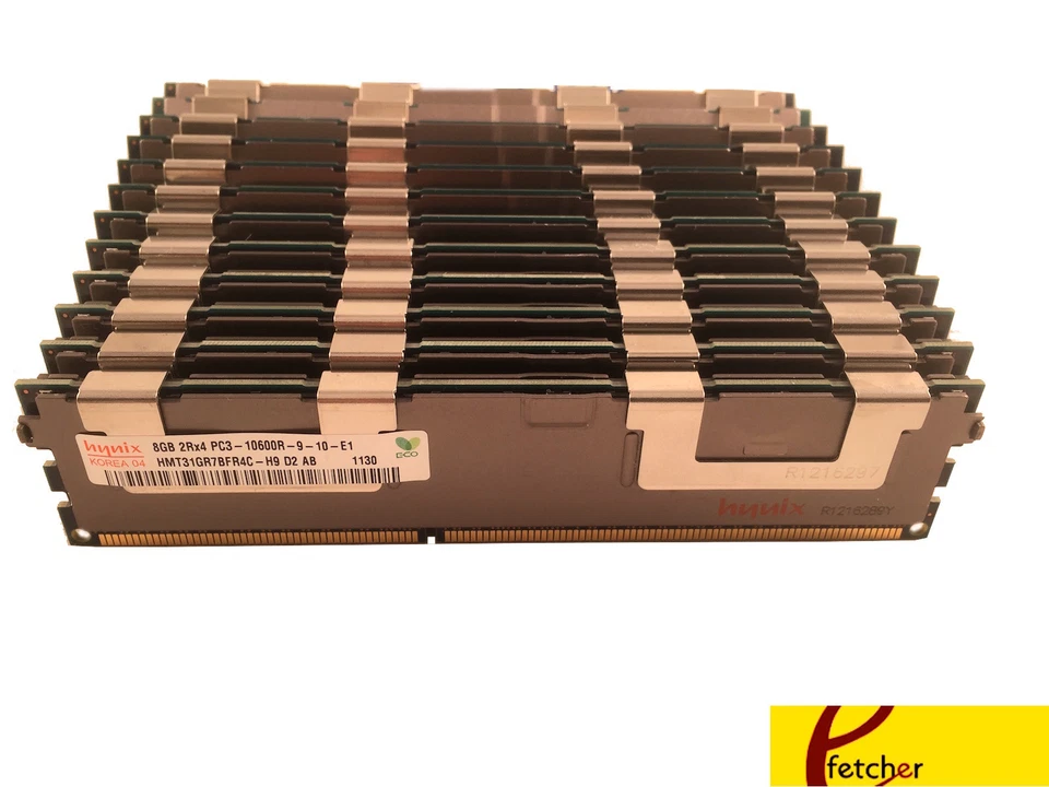 192GB Memory Kit (24 x 8GB) DDR3 1333 ECC RDIMM For HP Proliant DL360 G8 - Image 1 of 1