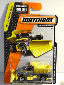 MATCHBOX CONSTRUCTION - SILVER HIGHWAY MAINTENANCE TRUCK - Picture 1 of 2