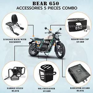 Fit For Royal Enfield Bear 650 "5 PCS ACCESSORIES COMBO" - Imagen 1 de 21