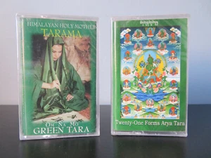 LOT 2 Cassettes TARAMA Om Na Mo Green Tara, TWENTY-ONE FORMS ARYA TARA Buddhist - Bild 1 von 3