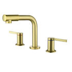 Ukishiro Smd00jn2219001 8 Widespread 360 Degrees Rotation Bathroom Faucet Gold