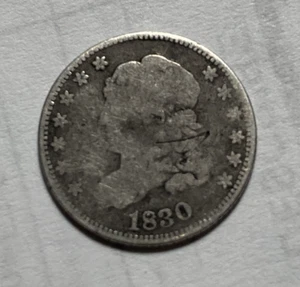1830 Capped Bust Half Dime - Picture 1 of 2