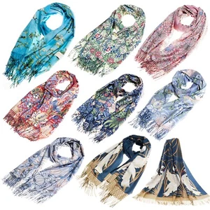Bufandas Signare Tapiz Arte Pashmina tamaño 200 cm x 70 cm - Imagen 1 de 41