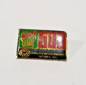1991 Mellow Yellow 500 Charlotte NASCAR Racing Event Mütze Pin - Bild 1 von 4