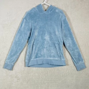 Athleta Girl Feelin Great Hoodie Plüsch Sweatshirt Daumenlöcher Jugend XXL 16 blau - Bild 1 von 7
