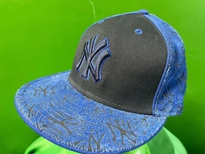 MLB New York Yankees New Era 59FIFTY Baseball Cap/Hat Velvet Print Size 7-1/2 - Picture 1 of 11