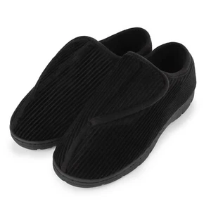 Largered Mens Memory Foam Moccasin Slippers Cosy Indoor Slip On House Shoes Size - Picture 1 of 22