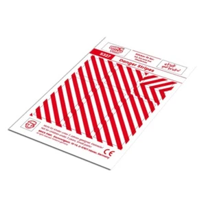 Strisce di pericolo ❤️ ADESIVO adatto per blocchi da costruzione piastrelle /5327 - Foto 1 di 1