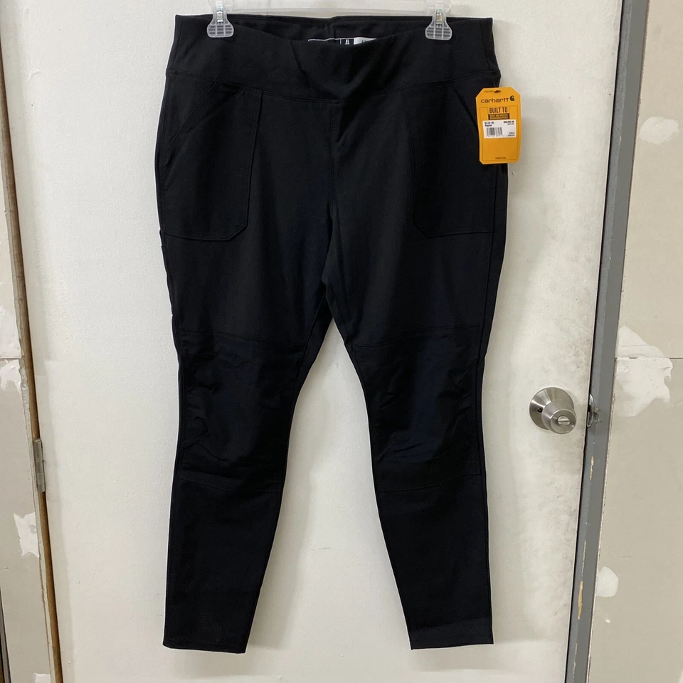 Carhartt BN2482-W Women's FORCE Fitted Midweight Utility Leggings Black XL