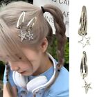 Dangle Solid/Hollow Star Decors Hairpin Girls Ponytail Side Hair Hairpin