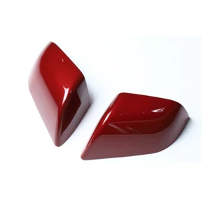 for Tesla model y Rear View Side Mirror Cover skull caps Cap Replacment red Pair - Picture 1 of 1