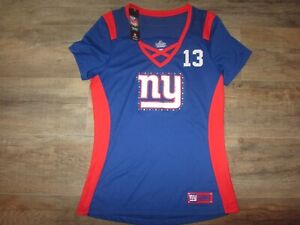 NWT Odell Beckham New York Giants Majestic Women's NFL Football Jersey Shirt L