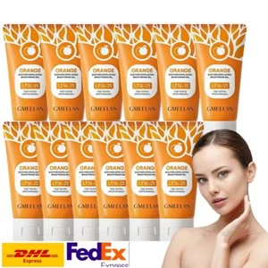 Gel Gmeelan Orange Exfoliating Scrub Skin Face Body Brightening Whitening x12 pc - Picture 1 of 7