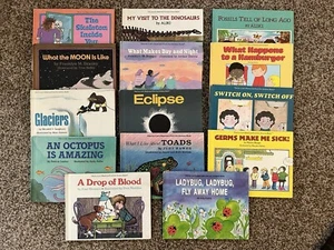14 Lassen Sie uns wissenschaftliche Bücher lesen und herausfinden, Vintage Hardcover Kindererziehung - Bild 1 von 10