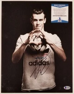 GARETH BALE Signed 11x14 Photo REAL MADRID WALES Autograph C ~ Beckett BAS COA - Picture 1 of 2