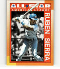1990 Topps 390 Ruben Sierra   Texas Rangers  As, Ll