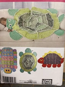 Simplicity 2493 Rag Quilt Animal Patterns NEW - Picture 1 of 5