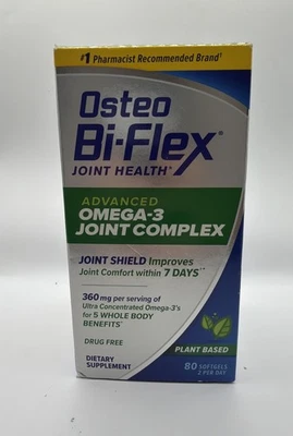 Complejo articular Osteo Bi-Flex Advanced Omega-3 80 cápsulas blandas EXP 12/2026 Foto 1 de 4
