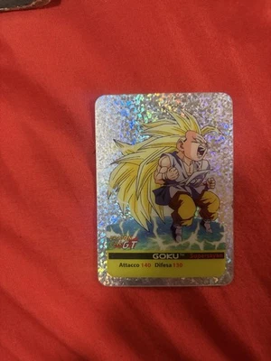 DRAGON BALL GT CARTE GIOCO LAMINCARDS COLLEZIONE GOKU NUMERO P5 - Immagine 1 di 2