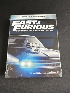 Fast & Furious 10-Movie Collection - Blu-ray + Digital	 Brand New Sealed - Foto 1 di 2