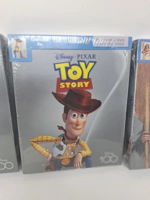 Toy Story Disney 100 Edition Blu-Ray & DVD with Collectible Pin Brand New Sealed - Image 1 of 2