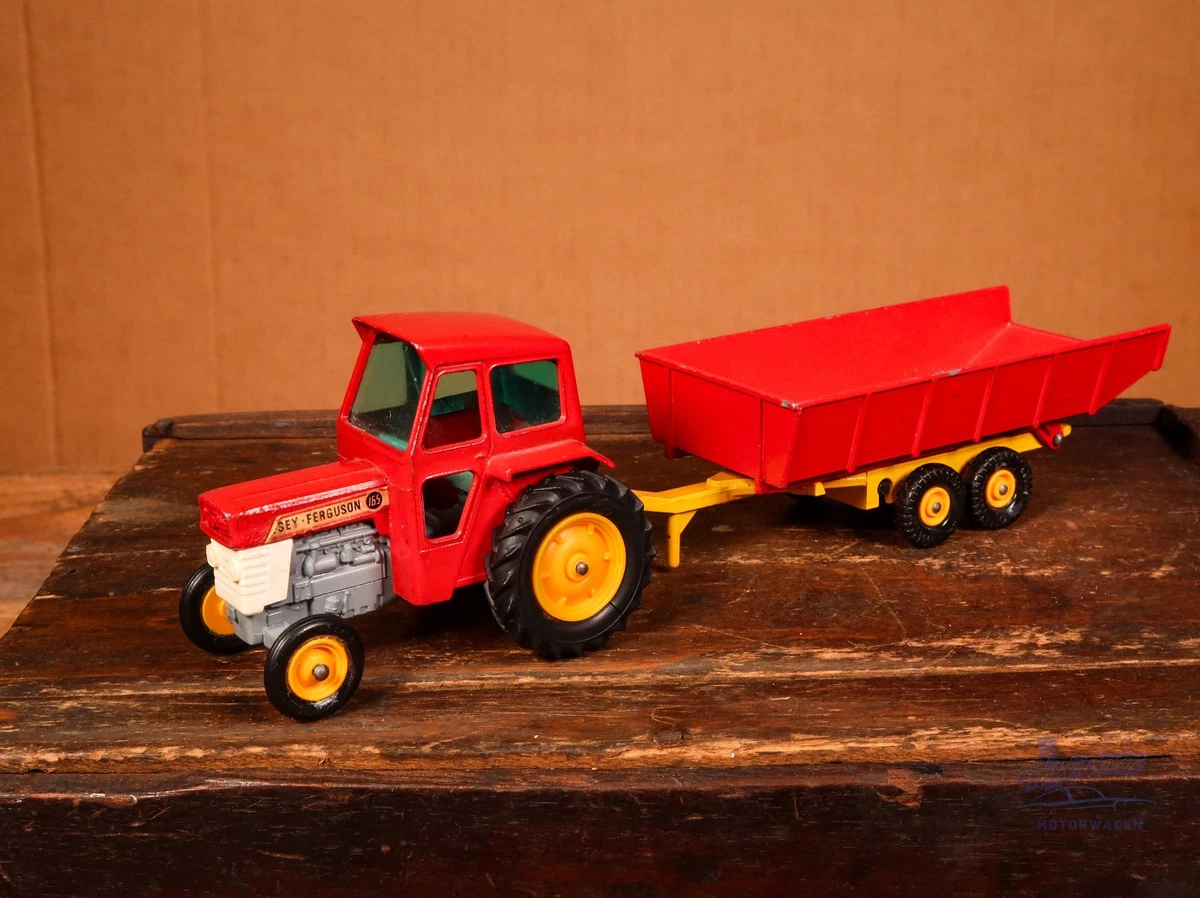 Matchbox #28 Traktor Mit Schaufel – Sammlerstück Aus Der 100er Straßenarbeits-Serie