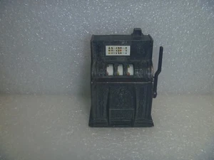 Antique Finished Die Cast Miniature Pencil Sharpener- Slot Machine - Picture 1 of 7