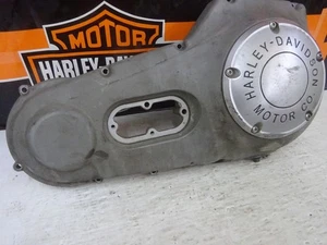 Harley FXST FXD USED OEM 60506-99 CHOICE of 2 GRAY 5-HOLE D Primary Cover - Picture 1 of 14