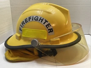 Bullard Firedome II Helm mit Visier & Nackenschutz Modell FH2100 gelb - Bild 1 von 13