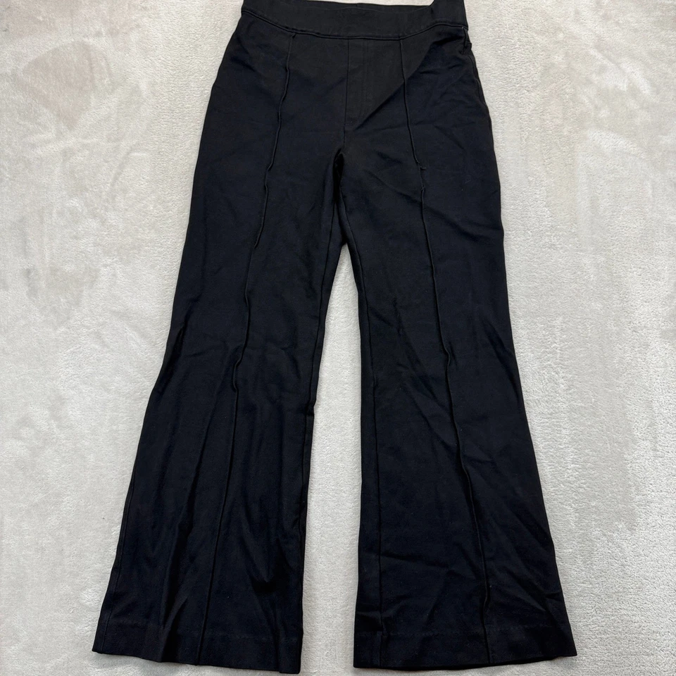 Брюки женские SPANX средние миниатюрные черные SPANXsupersmooth идеальный крой понте расклешенные - Изображение 1 из 4