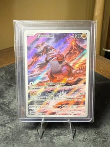 GROUDON Ilustración Raro Pokemon Paradox Rift 199/182 - Imagen 1 de 2