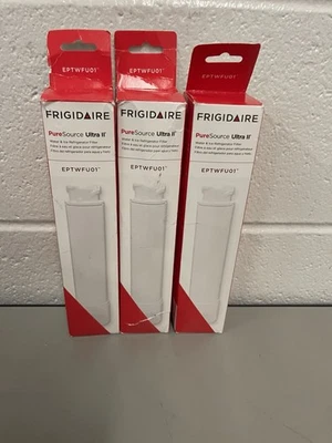 3 Lot FRIGIDAIRE Pure Source Ultra II Water Filter EPTWFUO1 Genuine Replacement - Image 1 of 4